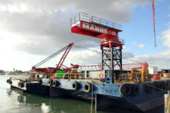 A.M.S. GLADSTONE and A.M.S. 1803 bound for their designated works